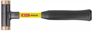 PB Swiss Tools R&uuml;ckschlagfreier Hammer mit Kupfer-Eins&auml;tzen, Superglas-Stiel, 24mm (308.24 CU)