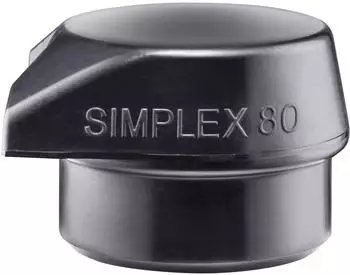 Halder SIMPLEX-Einsatz Gummikomposition schwarz mit Standfu&szlig; &Oslash;80mm (3202.280)