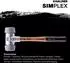 Halder SIMPLEX Schonhammer Ø50mm TPE-mid grau Aluminiumgehäuse (3103.051)