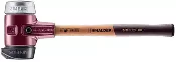 Halder SIMPLEX-Schonhammer Tempergussgeh&auml;use, Holzstiel, &Oslash; 80mm (3029.280)