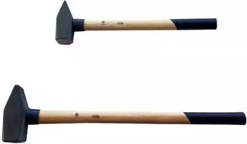 VaGo Schlosserhammer-Set 3/5kg Holzstiel, 2-tlg. (233-130/150 je 1_tv)