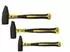 VaGo Schlosserhammer-Set 500/800/1000g Fiberglasstiel, 3-tlg. (233-905/908/910)