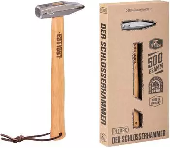 Picard EST 1857 Schlosserhammer 500g in Geschenkverpackung (1857102-0500)