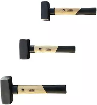 VaGo Fäustelhammer-Set 800/1250/2000g, 3-teilig (233-508/512/520)