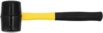 TOYA Gummihammer 1000g, 66mm, Fiberglas-Kunststoffstiel (33905)