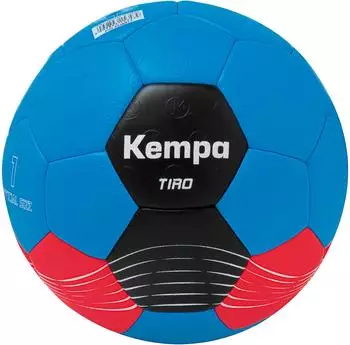 Kempa Tiro - Ball für Kinder für das Handballspielen in Jungen Jahren, kempablau/rot