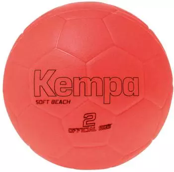 Kempa Sport-Thieme Unisex Jugend Soft Beach geeignet f r den Einsatz auf Sand griffige Balloberfl che geringe Verletzungsgefahr, Fluo rot, 2 EU