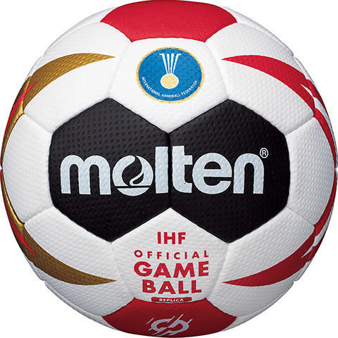 Molten Offizieller Replika-Ball der Handball-Weltmeisterschaft der Männer 2019 (Größe 2)