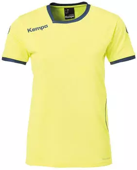 Kempa Curve Trikot T-Shirt Damen Gelb Blau
