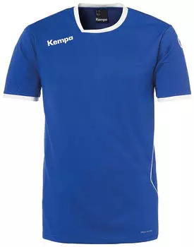 Kempa Curve Trikot T-Shirt Blau Weiss