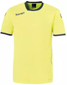 Kempa Curve Trikot T-Shirt Kids Gelb Blau