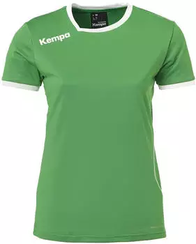 Kempa Curve Trikot T-Shirt Damen Gr&uuml;n Weiss
