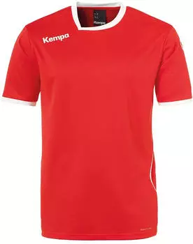 Kempa Curve Trikot T-Shirt Kids Rot Weiss