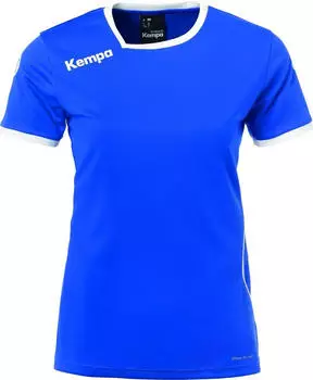 Kempa Curve Trikot T-Shirt Damen Blau Gold