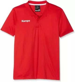 Kempa Poly Poloshirt Kids Rot