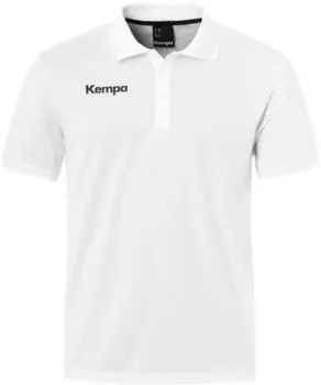 Kempa Poly Poloshirt Kids Weiss