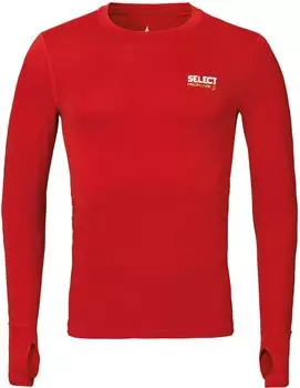 SELECT Kompressions-Shirt langarm Kids Rot