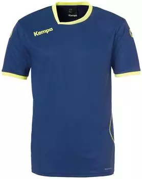 Kempa Curve Trikot T-Shirt Kids Blau Gelb