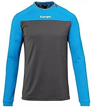 Kempa Prime Shirt langarm Kids Grau Blau
