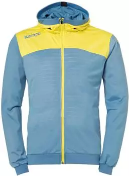 Kempa Emotion 2.0 Kapuzenjacke Hellblau Gelb