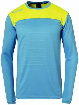 Kempa Emotion 2.0 T-Shirt langarm Blau Gelb