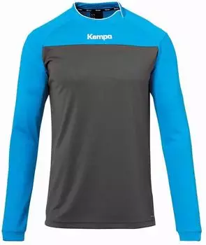 Kempa Prime Shirt langarm Grau Blau