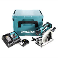 Makita Dss 611 Ra1j Akku Handkreiss&auml;ge 18 V 165 Mm + 1x Akku 2,0 Ah + Ladeger&auml;t +