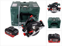 Metabo KS 18 LTX 57 Akku Handkreiss&auml;ge 18 V 165 mm + 1x Akku 10,0 Ah + metaBOX...