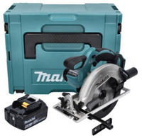 Makita DSS 611 G1J Akku Handkreiss&auml;ge 18 V 165 mm + 1x Akku 6,0 Ah + Makpac - ohne