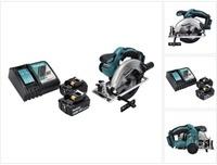 Makita - Dss 611 Rt Akku Handkreiss&auml;ge 18 V 165 Mm + 2x Akku 5,0 Ah + Ladeger&auml;t