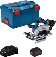 Bosch Professional Akku-Kreiss&auml;ge GKS 18V-57-2 L mit 2x Akku ProCORE 5,5 Ah -...