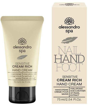 Alessandro Spa Nail Hand Foot Cream Rich Sensitive (75ml)