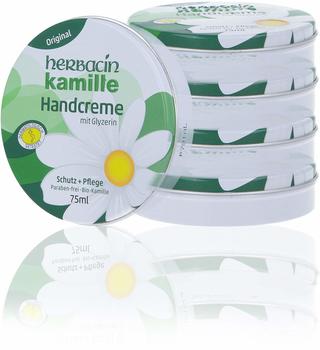 Herbacin Kamille Glycerin-Handcreme Dose (5 x 75 ml)
