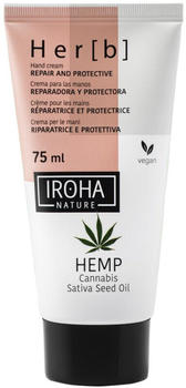 Iroha Hemp Cannabis Sativa Seed Oil Repair and Protective Hand Cream (75ml)