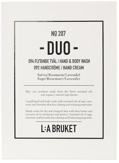 L:A Bruket 210 Duo Liquid Soap & Hand Cream (2 x 190 ml)