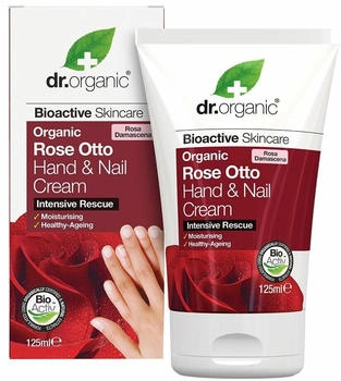 Dr. Organic Rose Otto Hand- und Nagelcreme 125ml