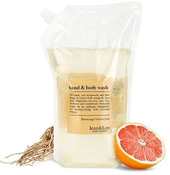Jean & Len Hand & Body Wash Blutorange & Vetiver (1,5 L)