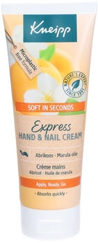 Kneipp Sekunden Handcreme und Nagelpflege mit Aprikosenmilch & Marulaöl (75ml)