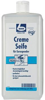Dr. Becher Cremeseife Euroflasche parfümfrei 1556000 (1 L)
