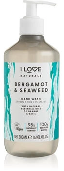 I love I Love Naturals Bergamot & Seaweed flüssige Seife für die Hände 500 ml