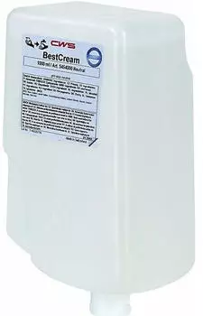 CWS Best Cream Seifencreme 5454000 , 1 Karton = 12 x 1000 ml Flaschen, neutral