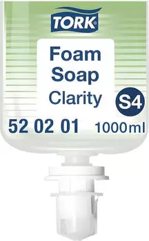 Tork Schaumseife S4 System, parf&uuml;mfrei 520201 , 1 Liter Flasche