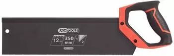 KS Tools Rucksacksäge 350mm, 12TPI, 2 Schnittwinkel, Zweikomponenten-Griff (907.2509)