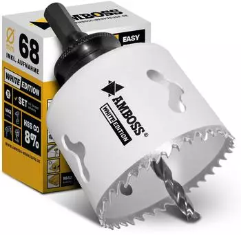Amboss M42 Bimetall-Lochs&auml;ge 68mm mit 6-kant-Aufnahme