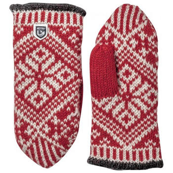 Hestra Nordic Wool Mitt (63921) red/offwhite