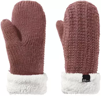 Jack Wolfskin Highloft Knit Mitten Women (1908002) afterglow