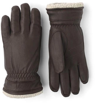 Hestra Women's Buvika Deerskin (1002520) dark brown