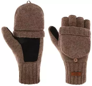 Barts Haakon BumGloves heather brown