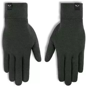 Salewa Cristallo Liner Gloves dark olive