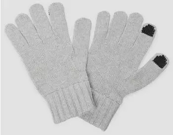 s.Oliver Strickhandschuhe mit Smartphone-Funktion an Daumen und Zeigefinger grau 2170275.94W0.